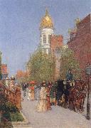 Childe Hassam A Spring Morning oil